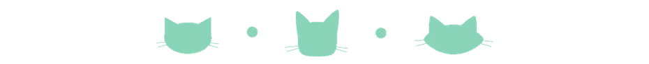 3 cat face divider