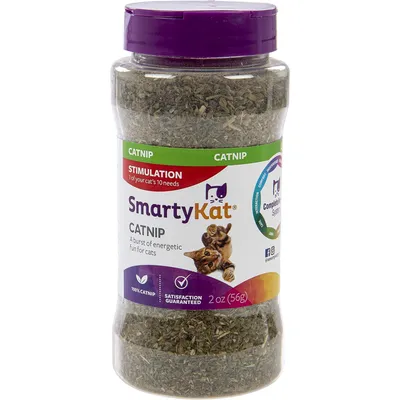 SmartyKat Catnip for Cats &amp; Kittens, Shaker Canister - 2 Ounces New