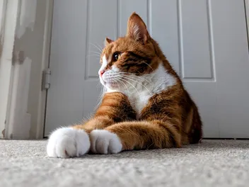 Alex Likes a Fresh Bowl: Litter Box Cleaning with 5 Cats