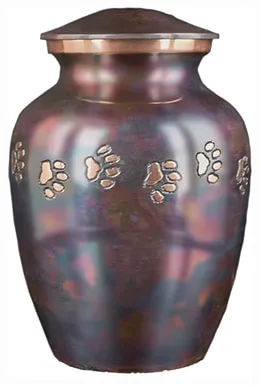 Best Friend Services Classic Paws Series Horizontal Print Dog &amp; Cat Urn