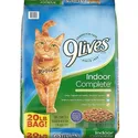 9 Lives Indoor Complete with Chicken & Salmon Flavor Dry Cat Food