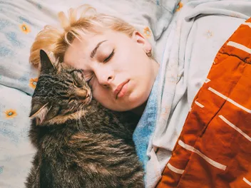 Why Does My Cat Sleep on My Head? 5 Vet-Reviewed Reasons