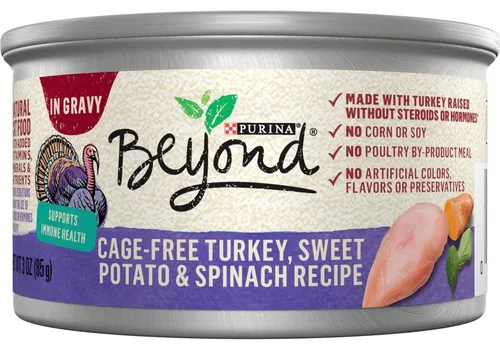 Purina Beyond Grain-Free Turkey, Sweet Potato &amp; Spinach Recipe Cat Food