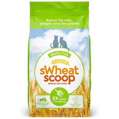 sWheat Scoop Clumping Wheat Cat Litter