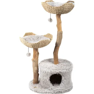 Mau Lifestyle Cento 46 in Modern Wooden Cat Tree &amp; Condo New