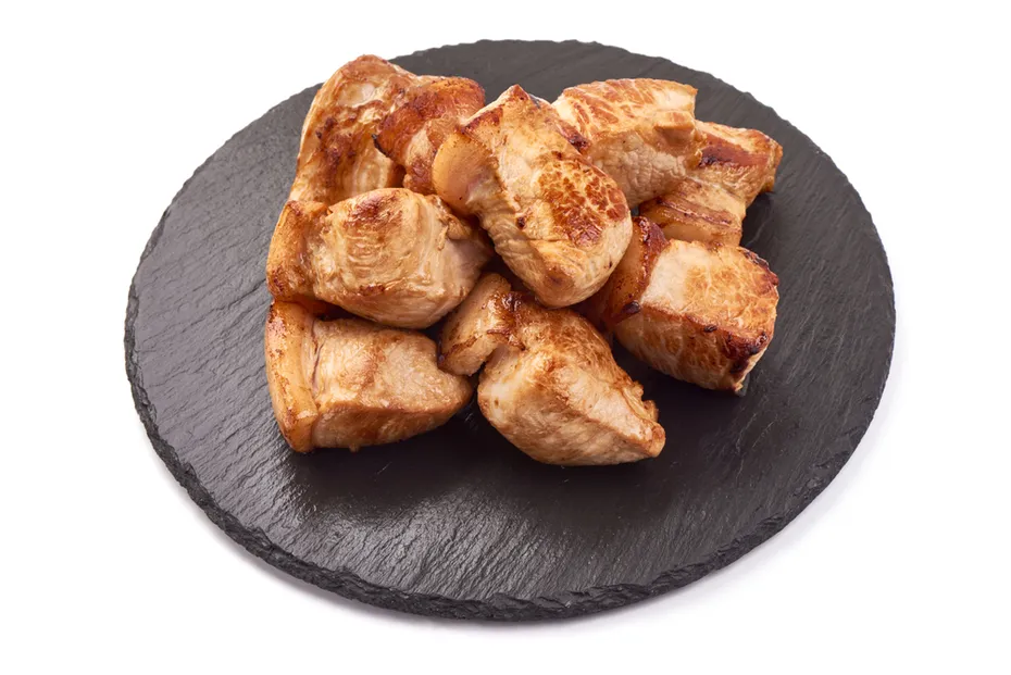roasted pork on a plate