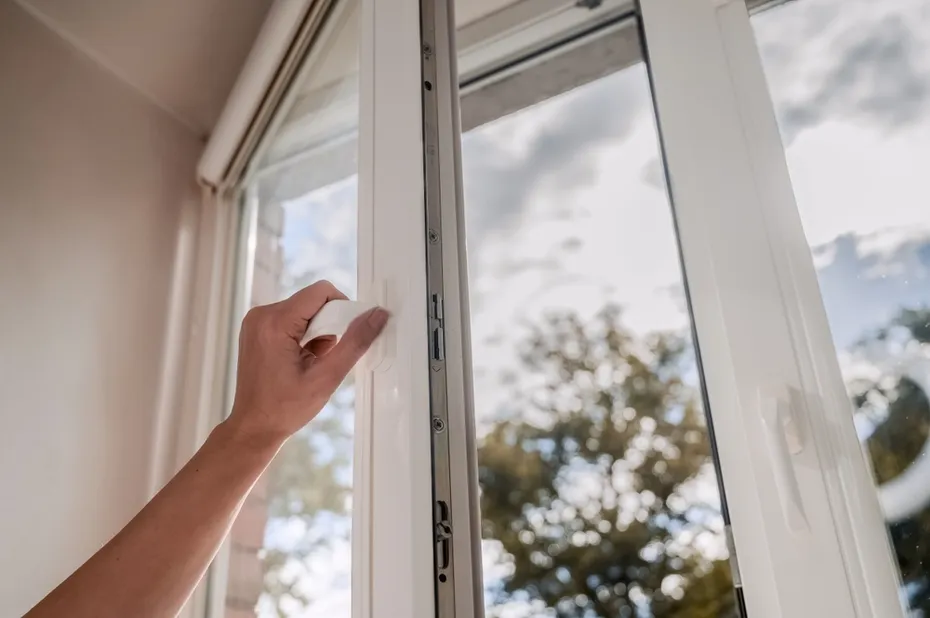 One sided open window.