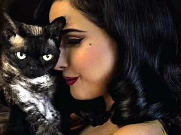 Meet Aleister, the Devilishly Dapper Cat of Dita Von Teese