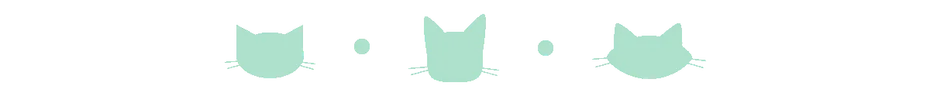 3 cat face divider