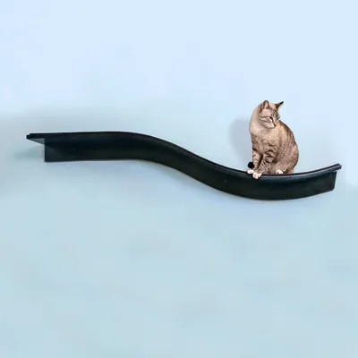 The Refined Feline Lotus Branch Wall Mounted Cat Shelf