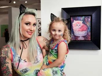 Cat Art Show 2 Draws 7,000 People to a Los Angeles Gallery