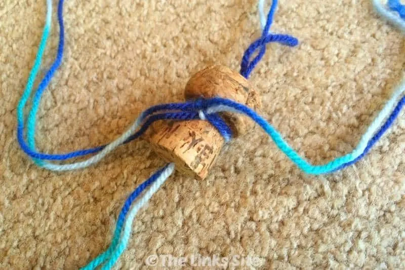 Cork and Yarn Toys