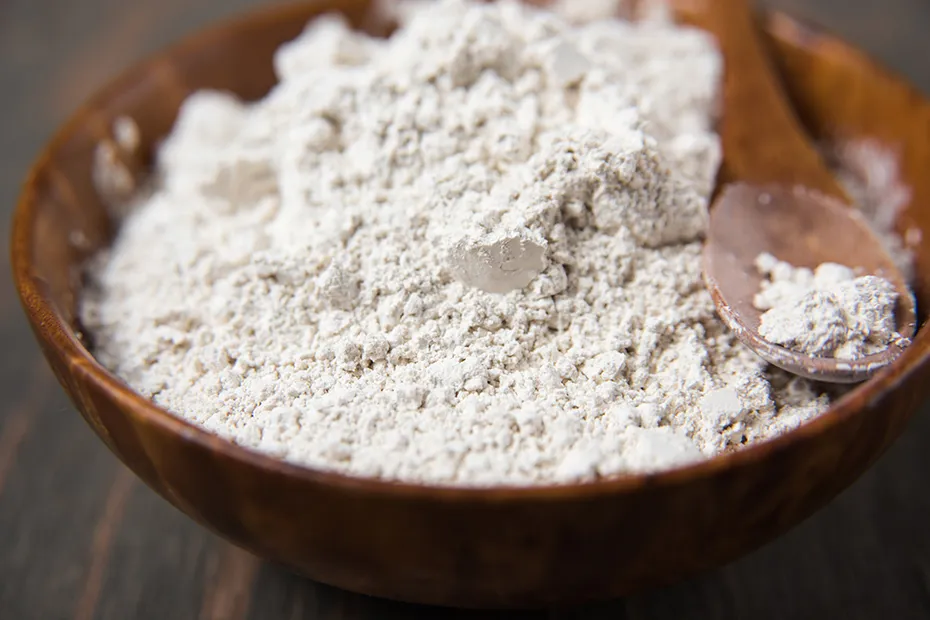 a bowl of diatomaceous earth