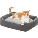 Frisco Sherpa Orthopedic Bolster Cat Bed