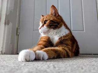 Alex Likes a Fresh Bowl: Litter Box Cleaning with 5 Cats