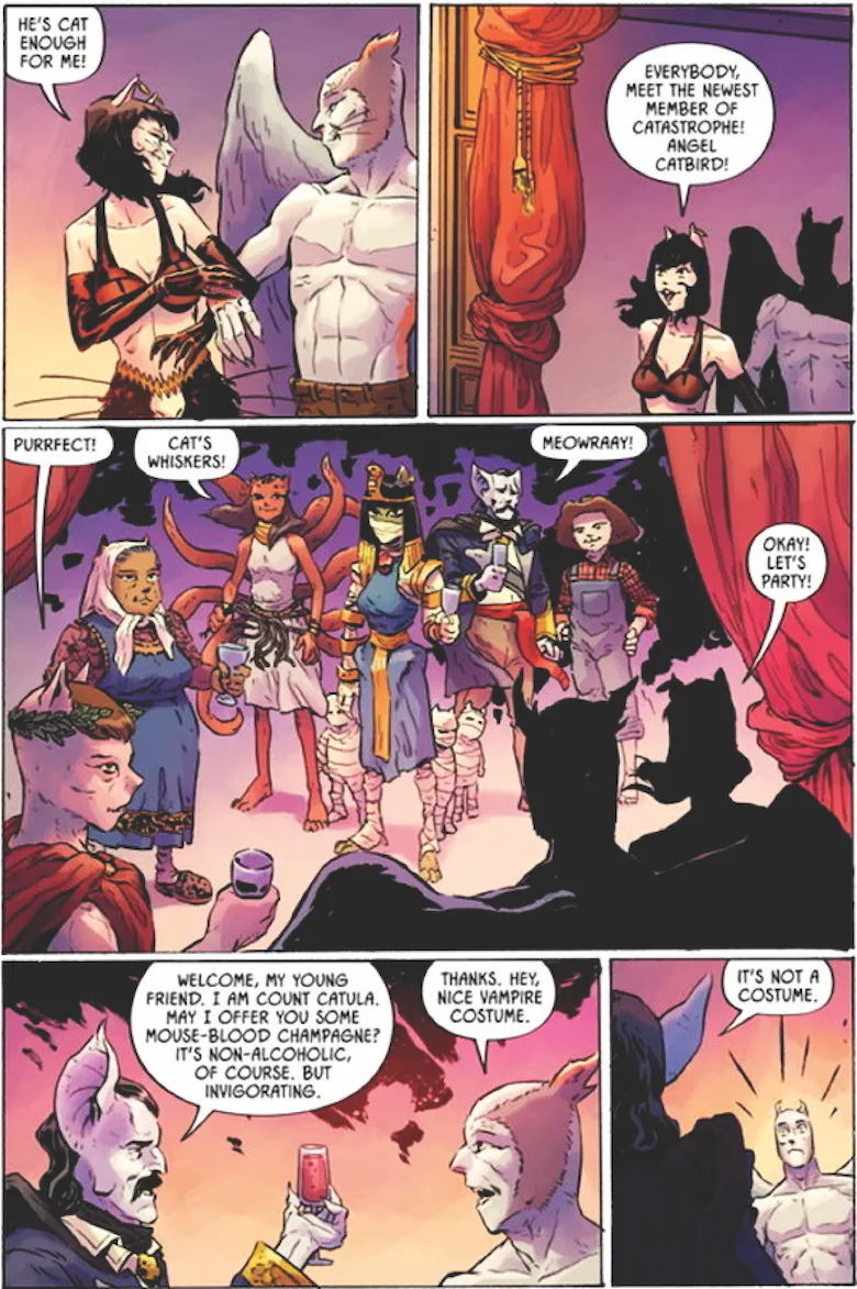 cats in comics