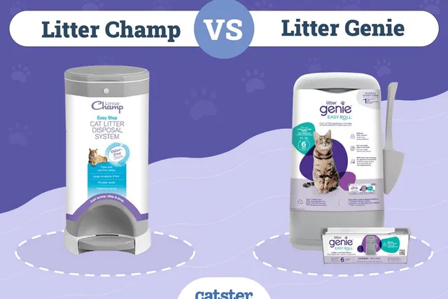 Litter Champ vs. Litter Genie: How Do They Compare? 2026 Comparison