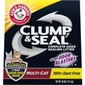 Arm Hammer Clump Seal Litter Multi-Cat Complete Odor Sealing Clumping Clay Cat Litter, 28lb new