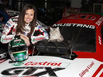 We Chat With Former Pro Drag Racer Ashley Force Hood About Cats and Cars