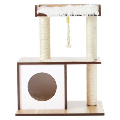 Frisco 28.5-in Modern Cat Tree & Condo