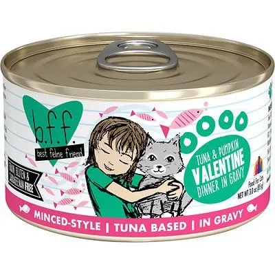 BFF Tuna &amp; Pumpkin Valentine Dinner in Gravy Canned Cat Food
