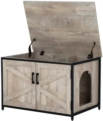 unipaws Cat Litter Box Enclosure