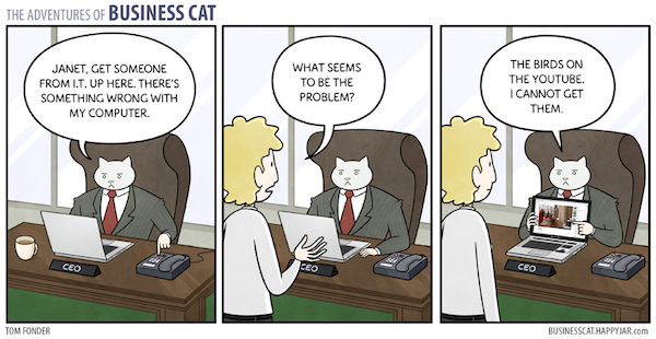 We Talk to the Artist Behind "The Adventures of Business Cat"