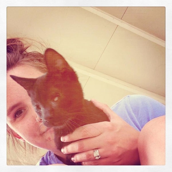 Valor the Blind Kitten Lives Up to His Name