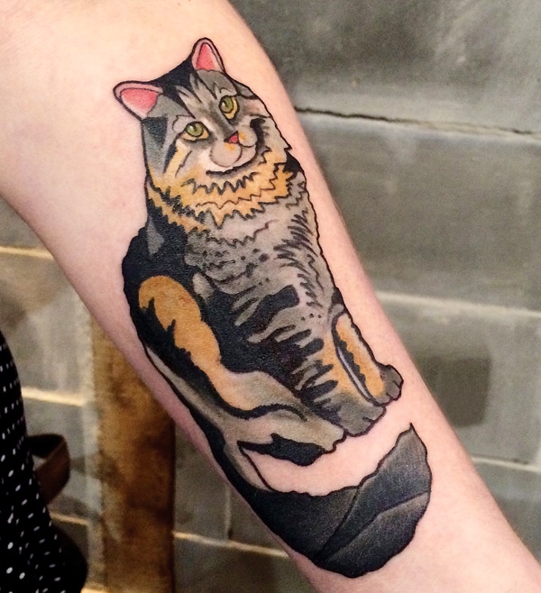 More Cat Tattoos: Check Out the Work of These 3 Artists