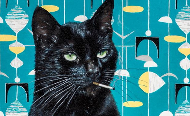 Smoking Cats? Jesus Dogs? We Interview Artist Michael Caines