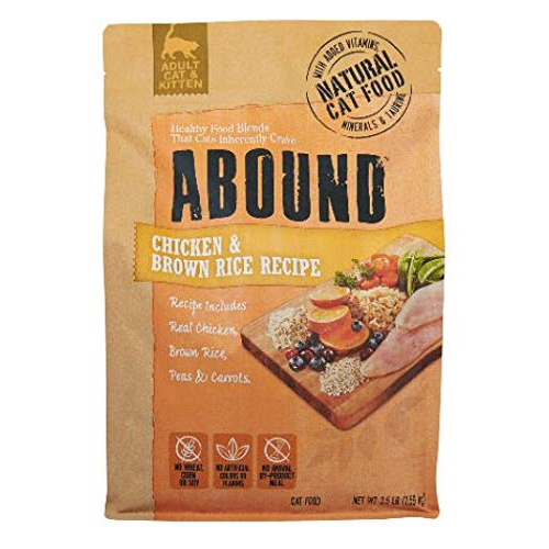 Abound Grain-Free Chicken and Brown Rice Kitten and Adult Cat Food