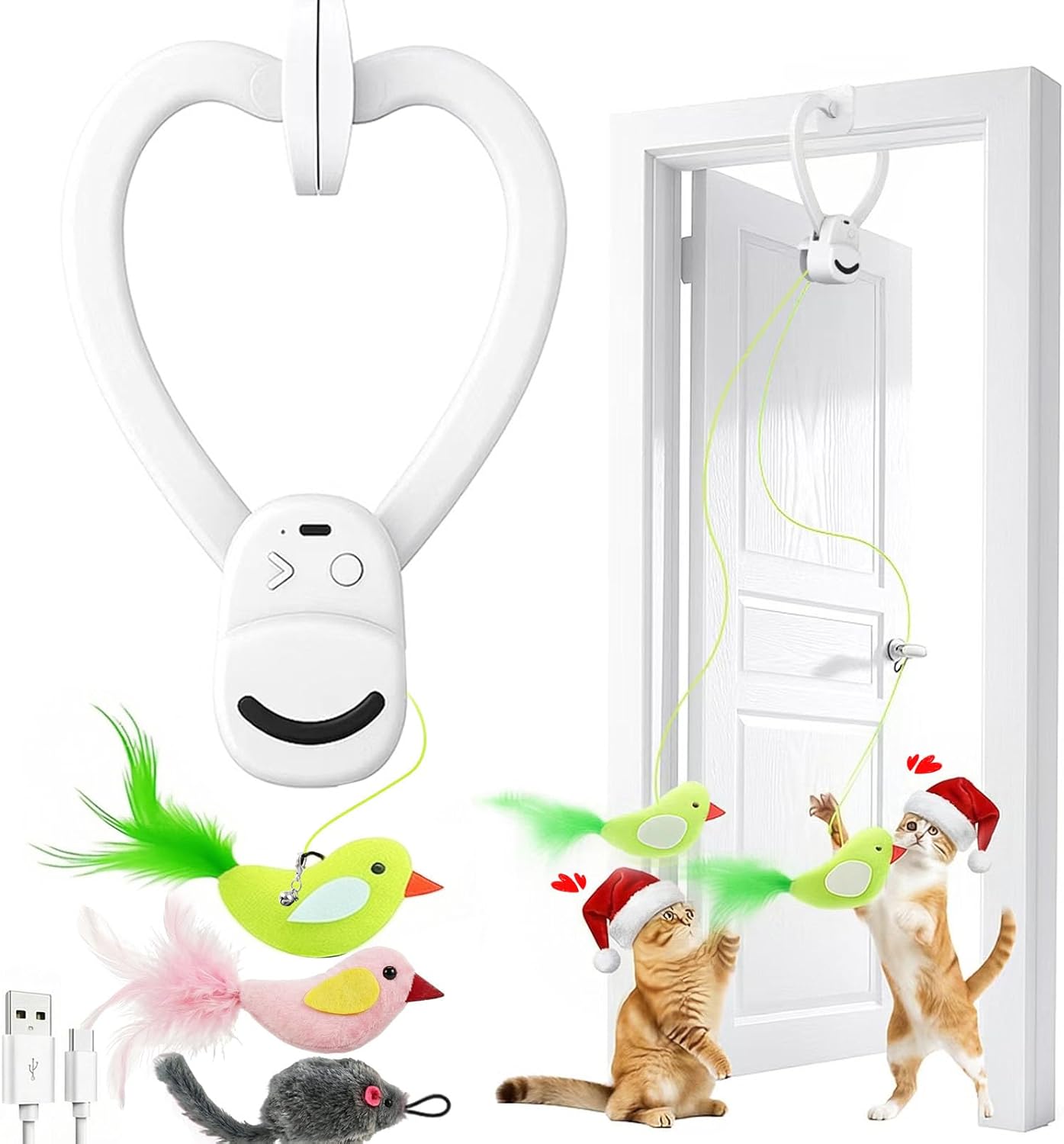 Aoioploa Interactive Flying Bird Cat Toy