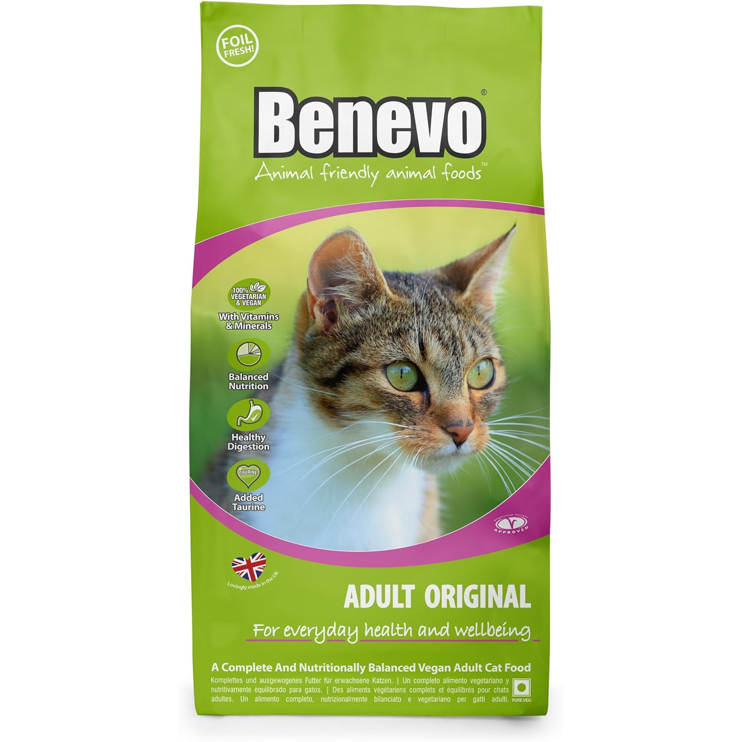 Benevo Vegan cat Food for Adult Cats