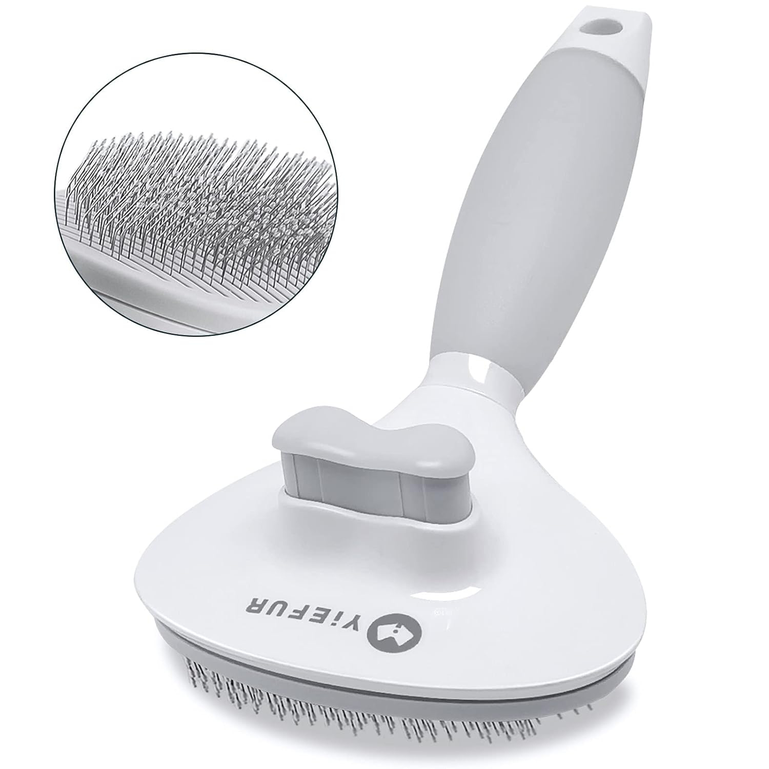 Cat Hair Brush,Cat Brush for Shedding,Soft Silicone Self Cleaning Brush for Short and Long Haired Cats