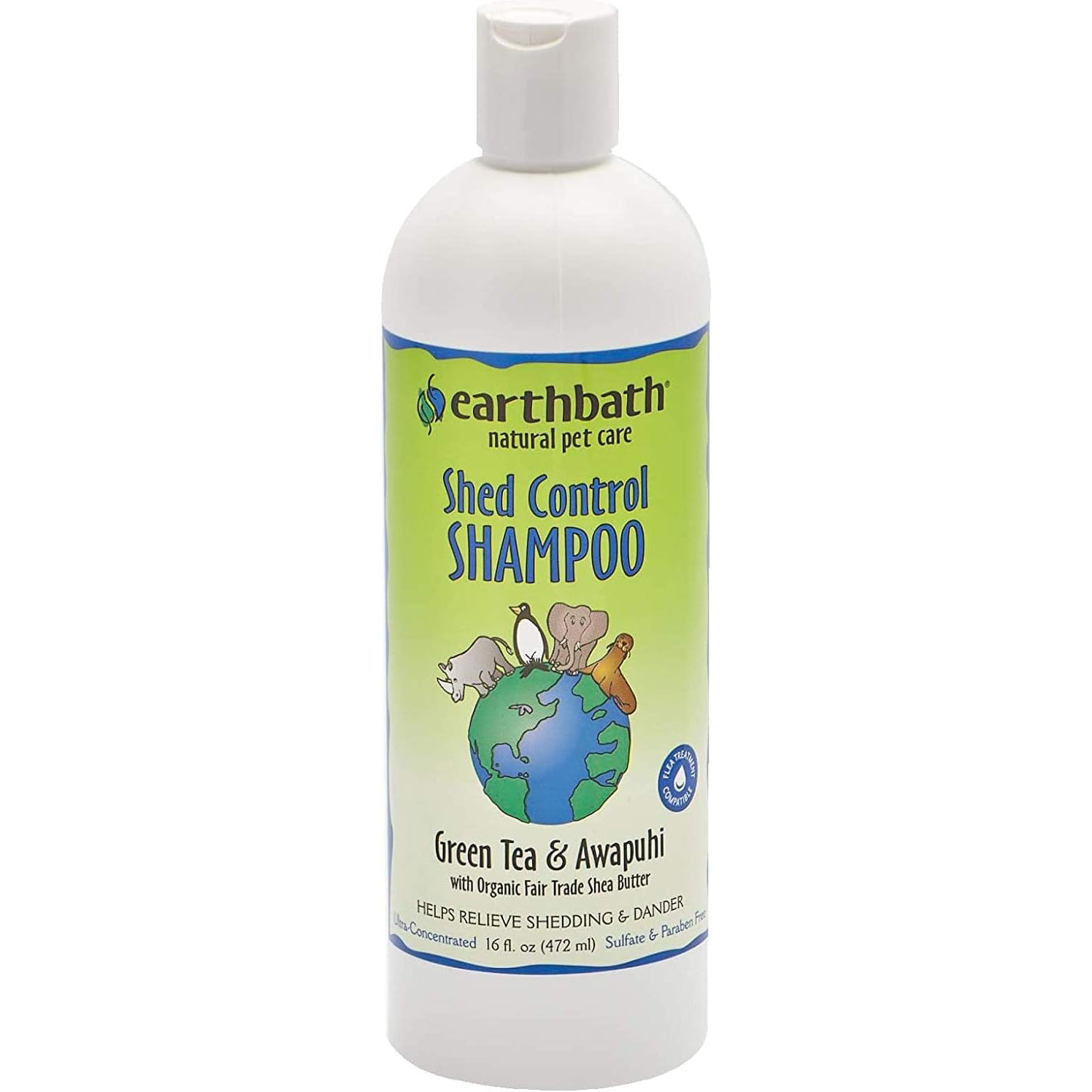 Earthbath Shed Control Cat Shampoo