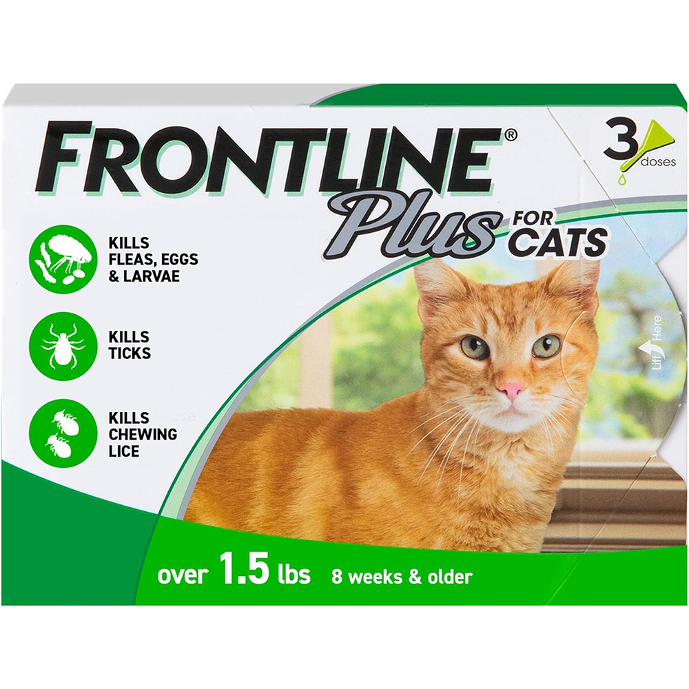 FRONTLINE Plus Flea and Tick Treatment for Cats