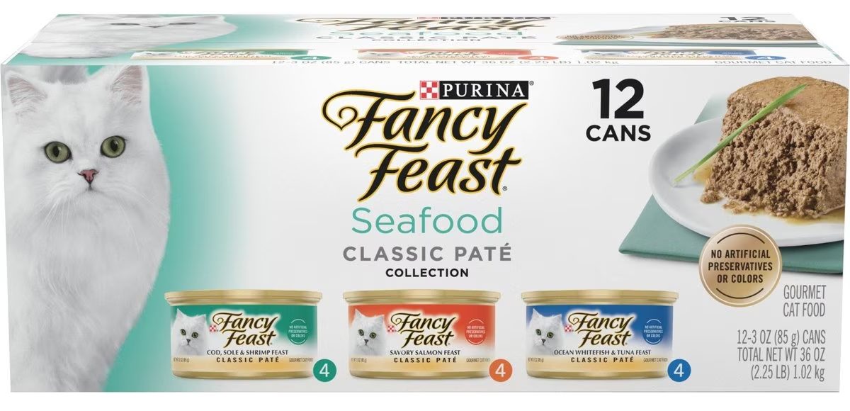 Fancy Feast Classic Seafood Feast Variety Pack