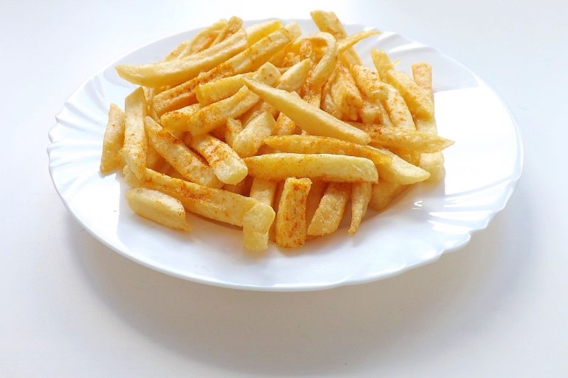 Feench fries on a plate