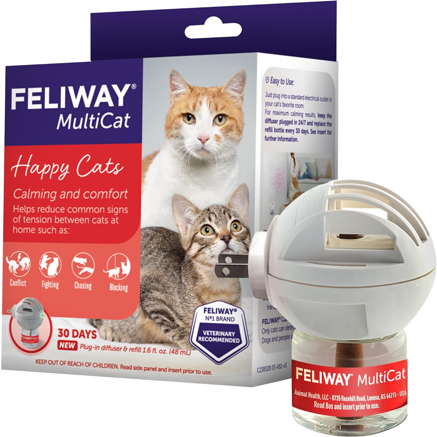 Feliway MultiCat Starter Kit Plug-In Diffuser