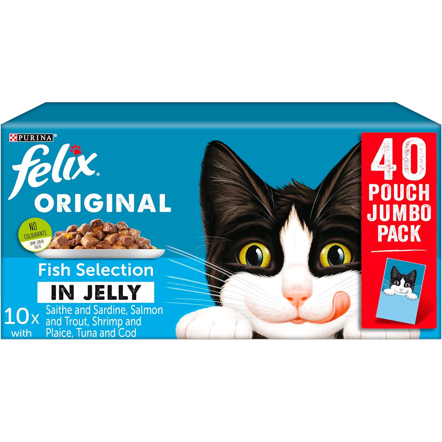 Felix Original Fish Selection in Jelly Cat Food