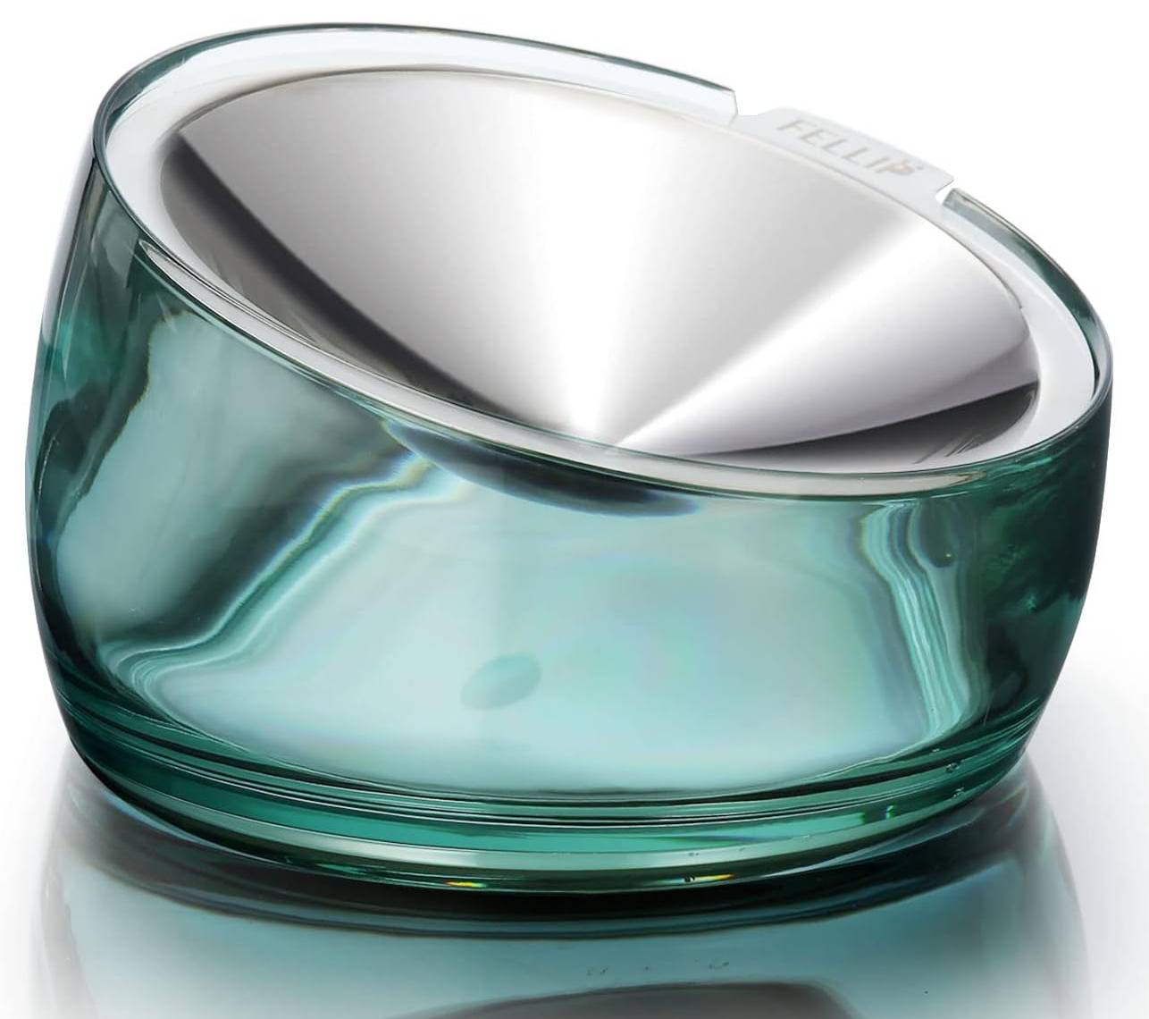 Felli Pet Whisker Fatigue Relief Elevated Cat Bowl