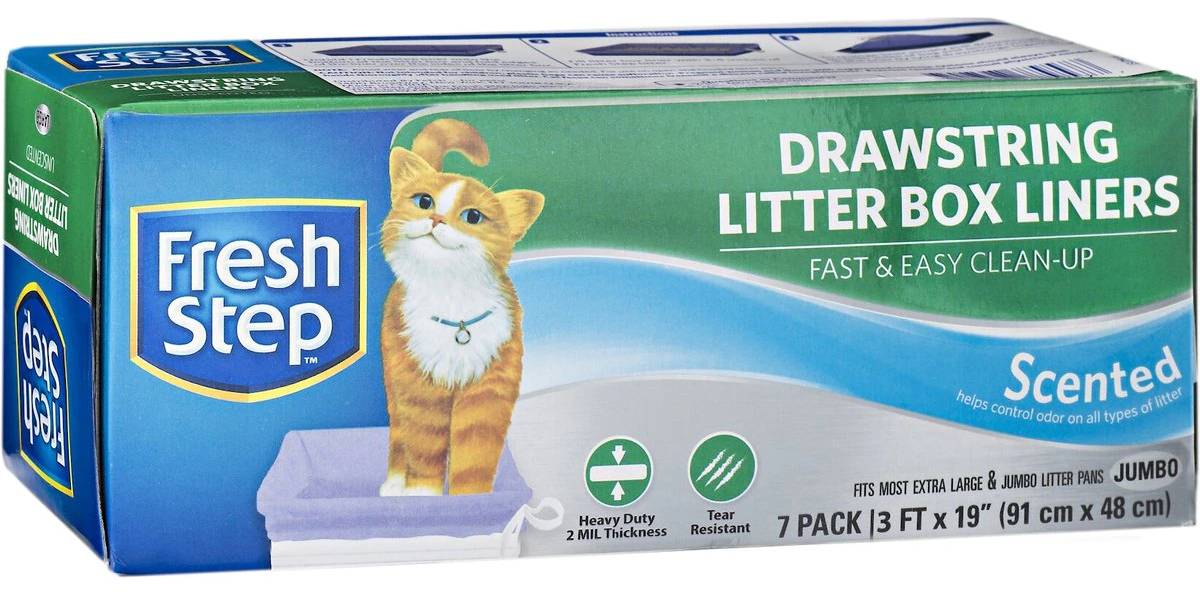 Fresh Step Drawstring Litter Box Liner