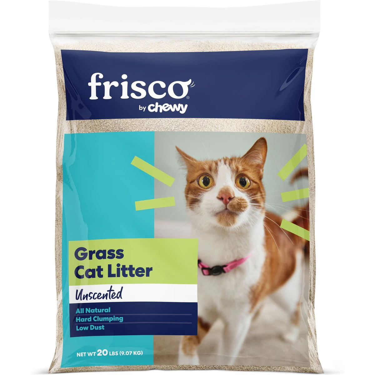 Frisco All Natural Unscented Clumping Grass Cat Litter