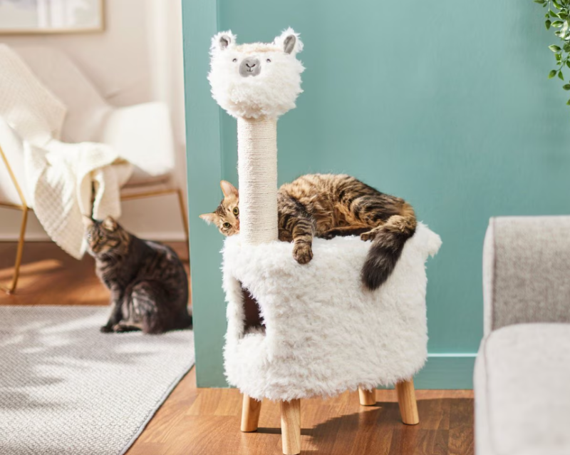 Frisco Animal Series Cat Condo, Llama
