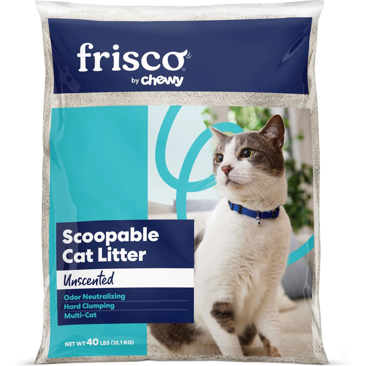 Frisco Multi-cat Unscented Clumping Clay Cat Litter