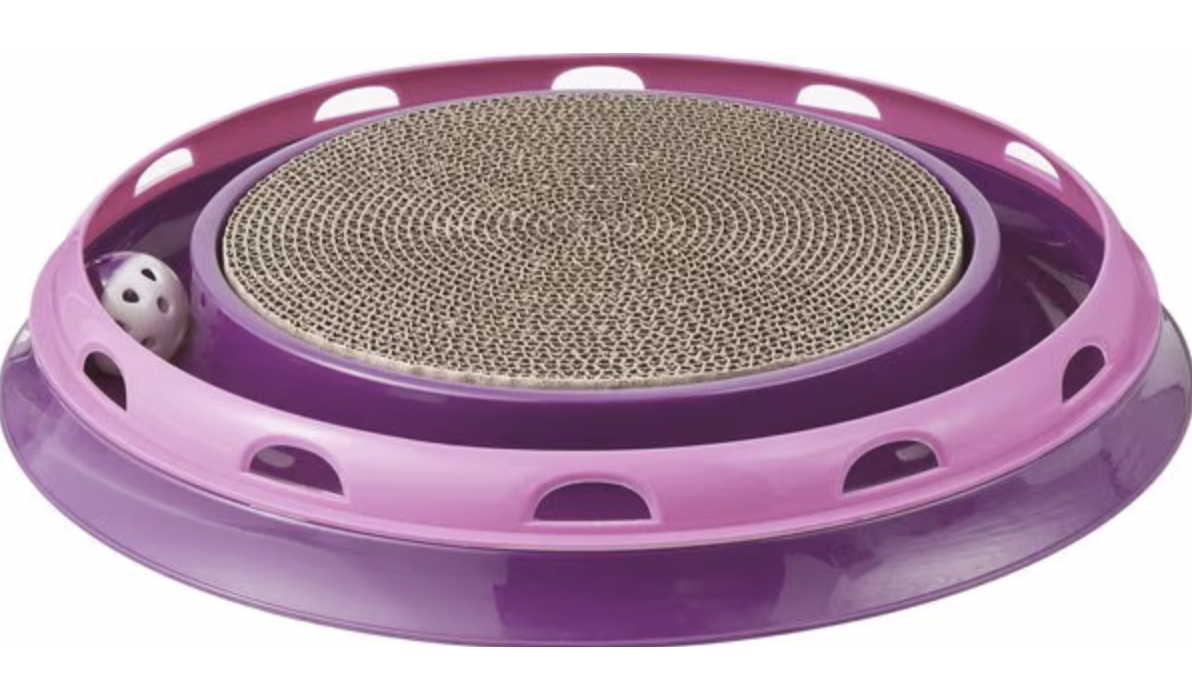 Frisco Scratch &amp; Roll Scratcher Cat Toy with Catnip
