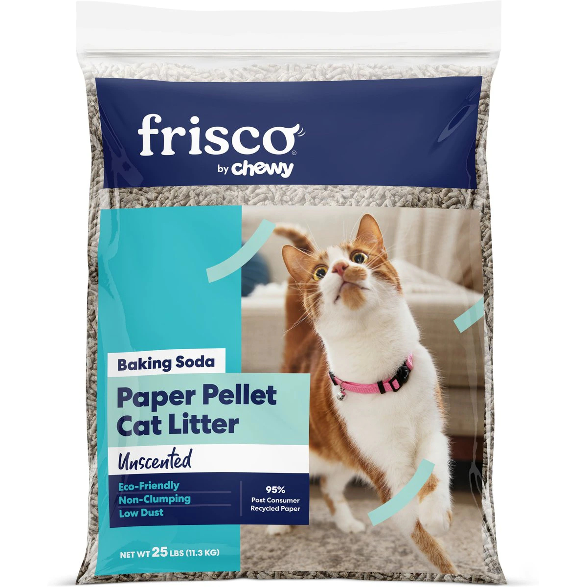 Frisco Unscented Non-Clumping Recycled Paper Cat Litter 