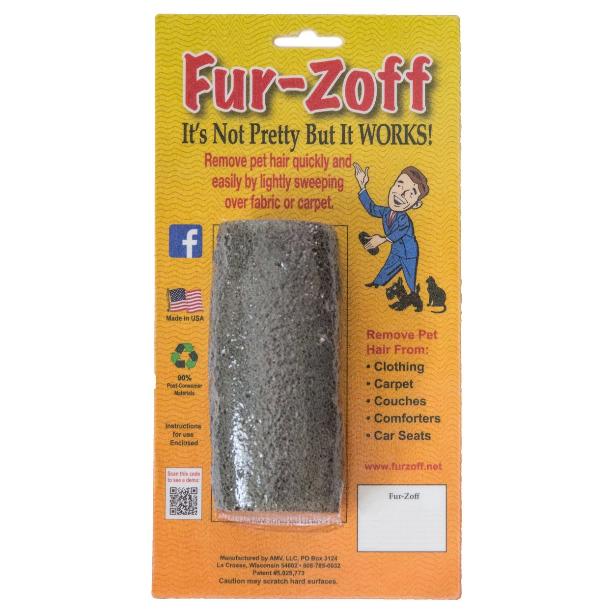 Fur-Zoff Pet Hair Removal Tool