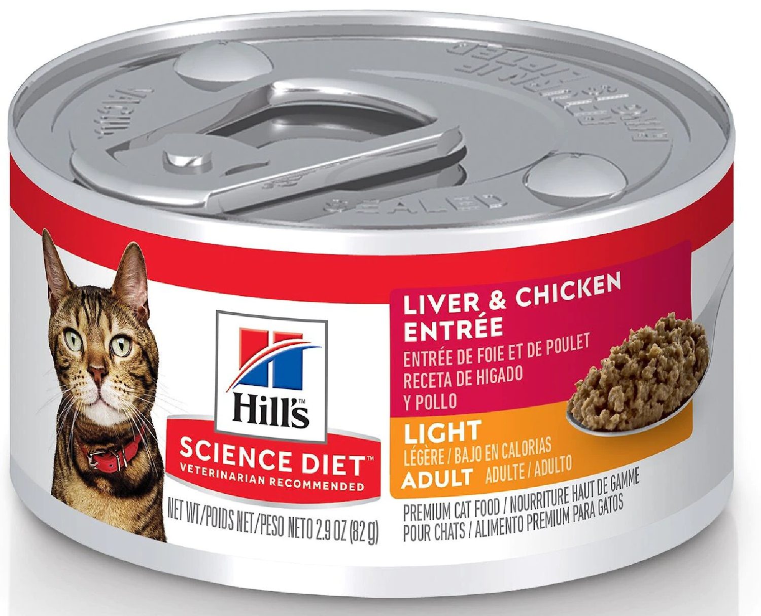 Hill’s Science Diet Adult Light Liver & Chicken Entrée Canned Cat Food