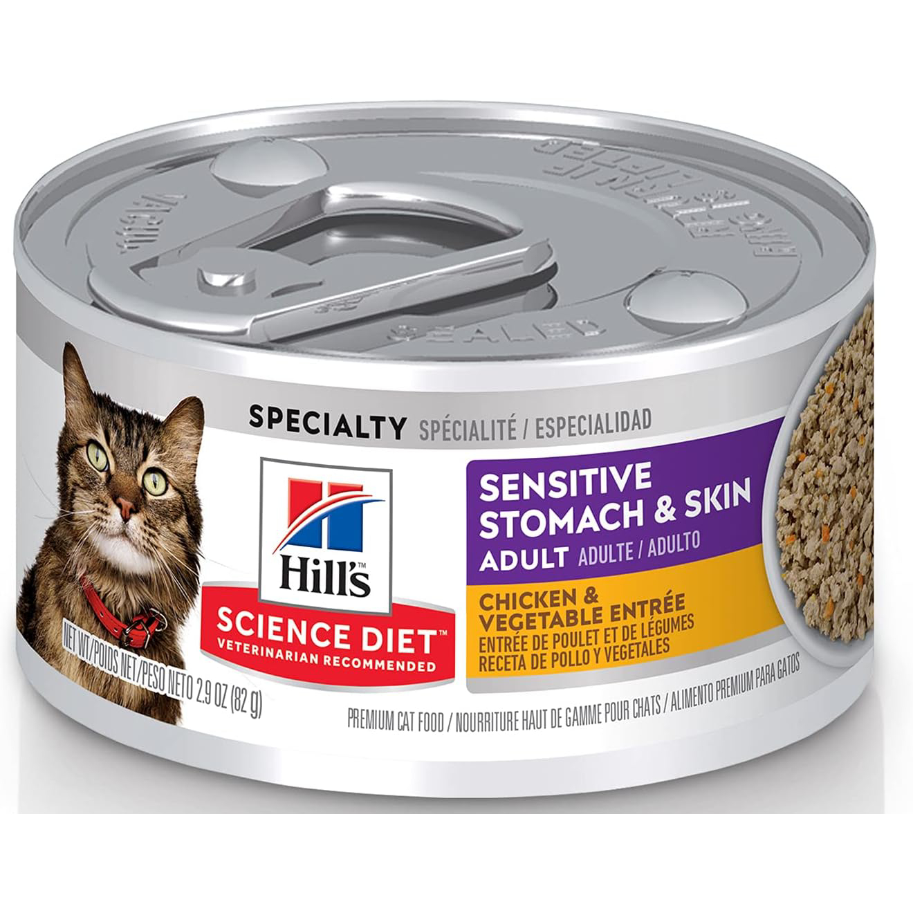 Hill's Science Diet Wet Cat Food, Sensitive Stomach & Skin